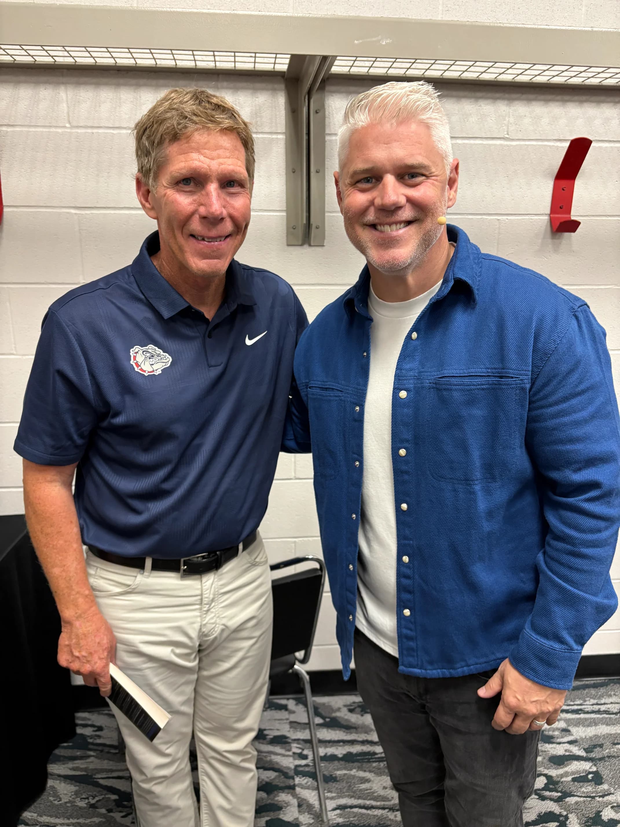 Chris with notable figure 3