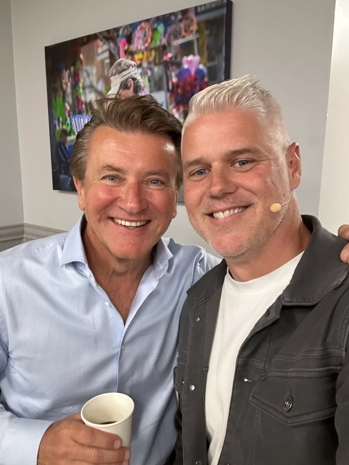 Chris with notable figure 9
