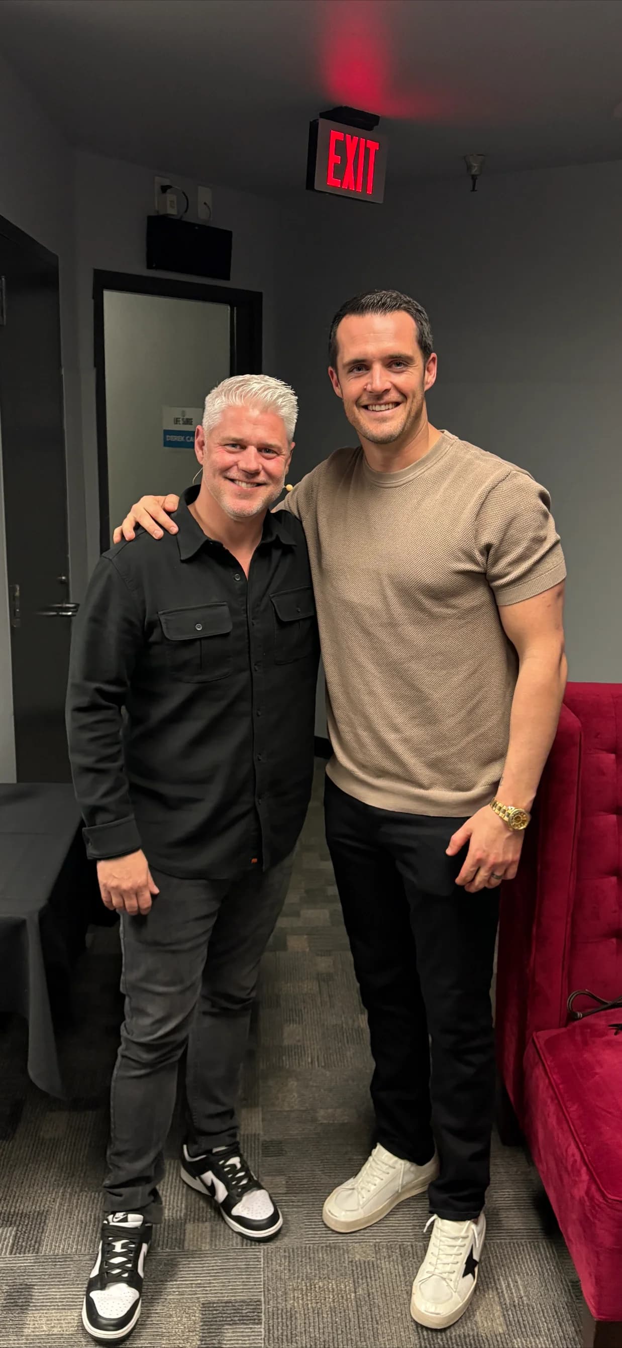 Chris with notable figure 14